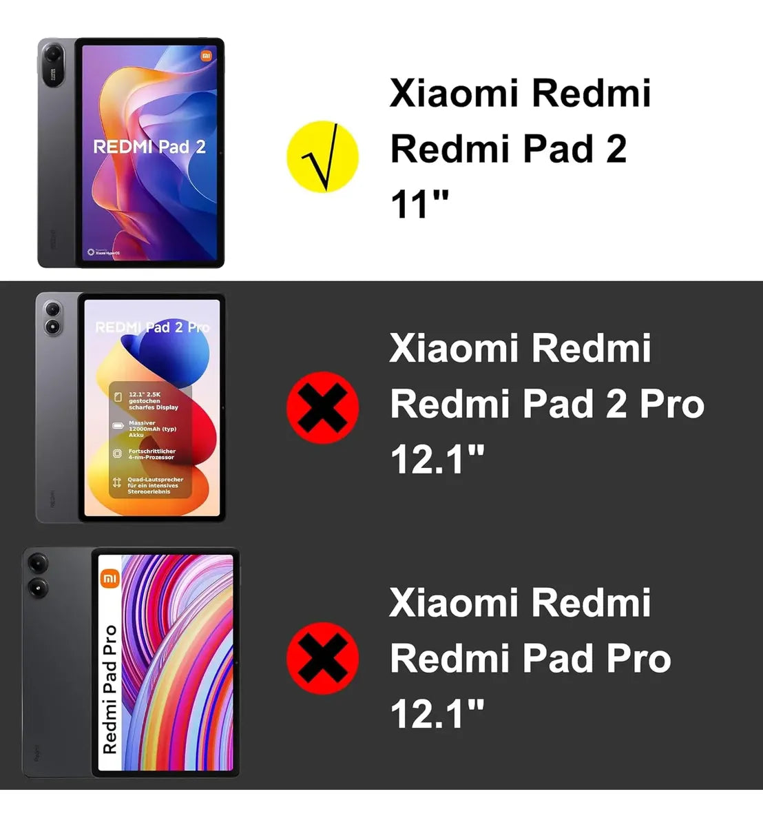 Funda Estuche Para Xiaomi Redmi Pad 2 11 2025
