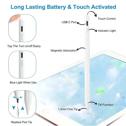 Lápiz Táctil Óptico Universal Para Celular O Tablet