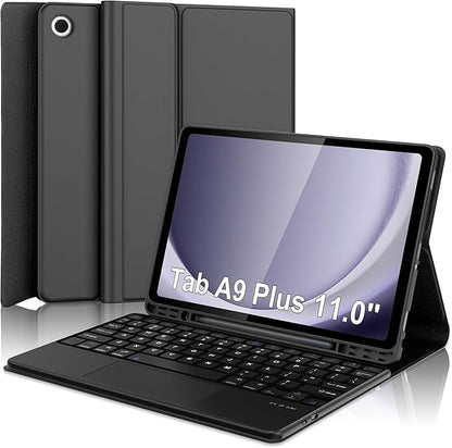 Funda estuche con teclado y touchpad para Samsung Galaxy Tab A9 + Plus 11"