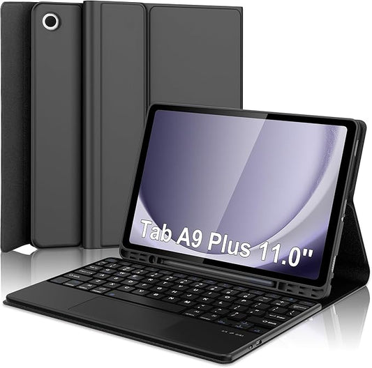 Funda estuche con teclado y touchpad para Samsung Galaxy Tab A9 + Plus 11"