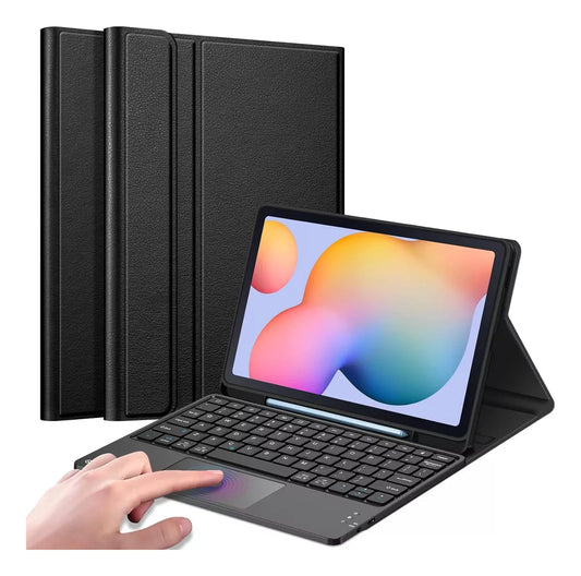 Funda estuche con teclado y touchpad para Samsung Galaxy Tab S6 Lite 10.4"
