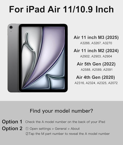 Funda estuche con teclado y touchpad para iPad Air 5ta y 4ta Gen 10.9"