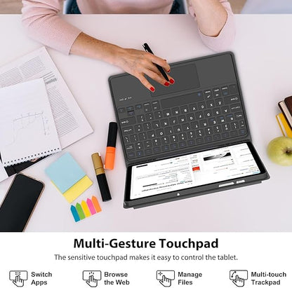 Funda estuche con teclado y touchpad para Samsung Galaxy Tab A9 + Plus 11"