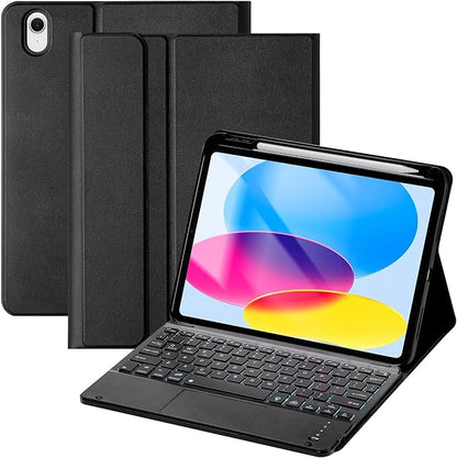 Funda estuche con teclado y touchpad para iPad 10.9" 10ma Generación
