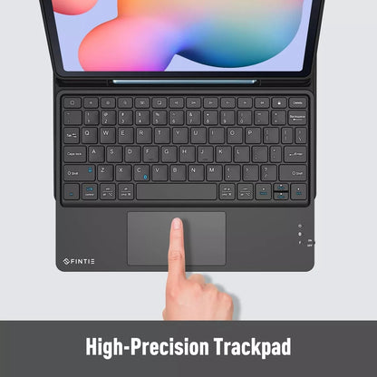 Funda estuche con teclado y touchpad para Samsung Galaxy Tab S6 Lite 10.4"