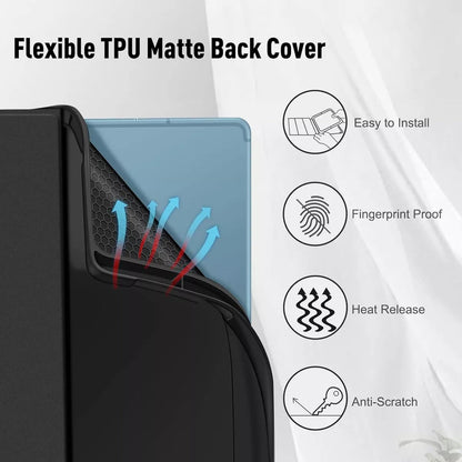 Funda estuche con teclado y touchpad para Samsung Galaxy Tab S6 Lite 10.4"