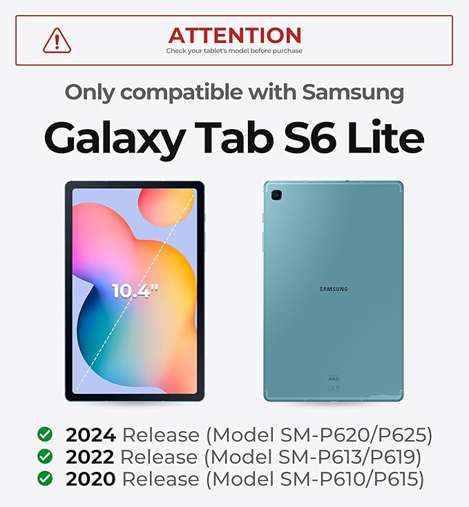 Funda estuche con teclado y touchpad para Samsung Galaxy Tab S6 Lite 10.4"